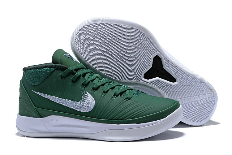 Nike Kobe A.D Mid Green White Basketball Shoes